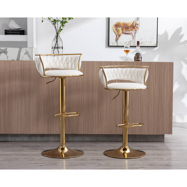 Rosdorf Park Swivel Adjustable Height Counter Stool & Reviews Wayfair